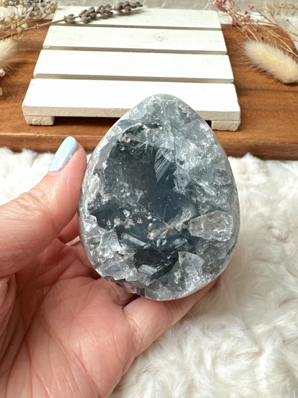 Gorgeous Celestite Egg